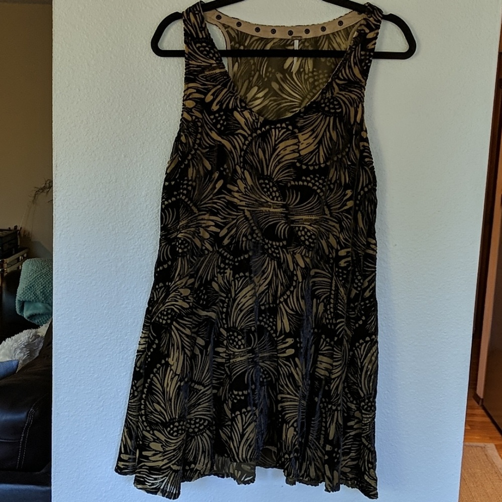 Free People Ellie Burnout Minidress
